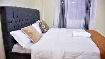 2 間睡房、熨斗/熨衫板、Wi-Fi、床單
