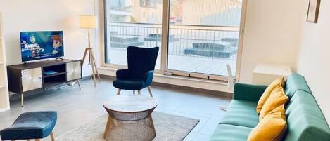 Departamento Deluxe | Área de sala de estar