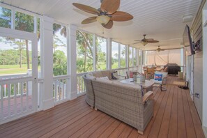 Terrace/patio - 132 Ocean Creek- Tee'd Up 14 (Fripp Island)