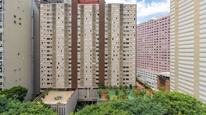 Uitzicht vanaf balkon