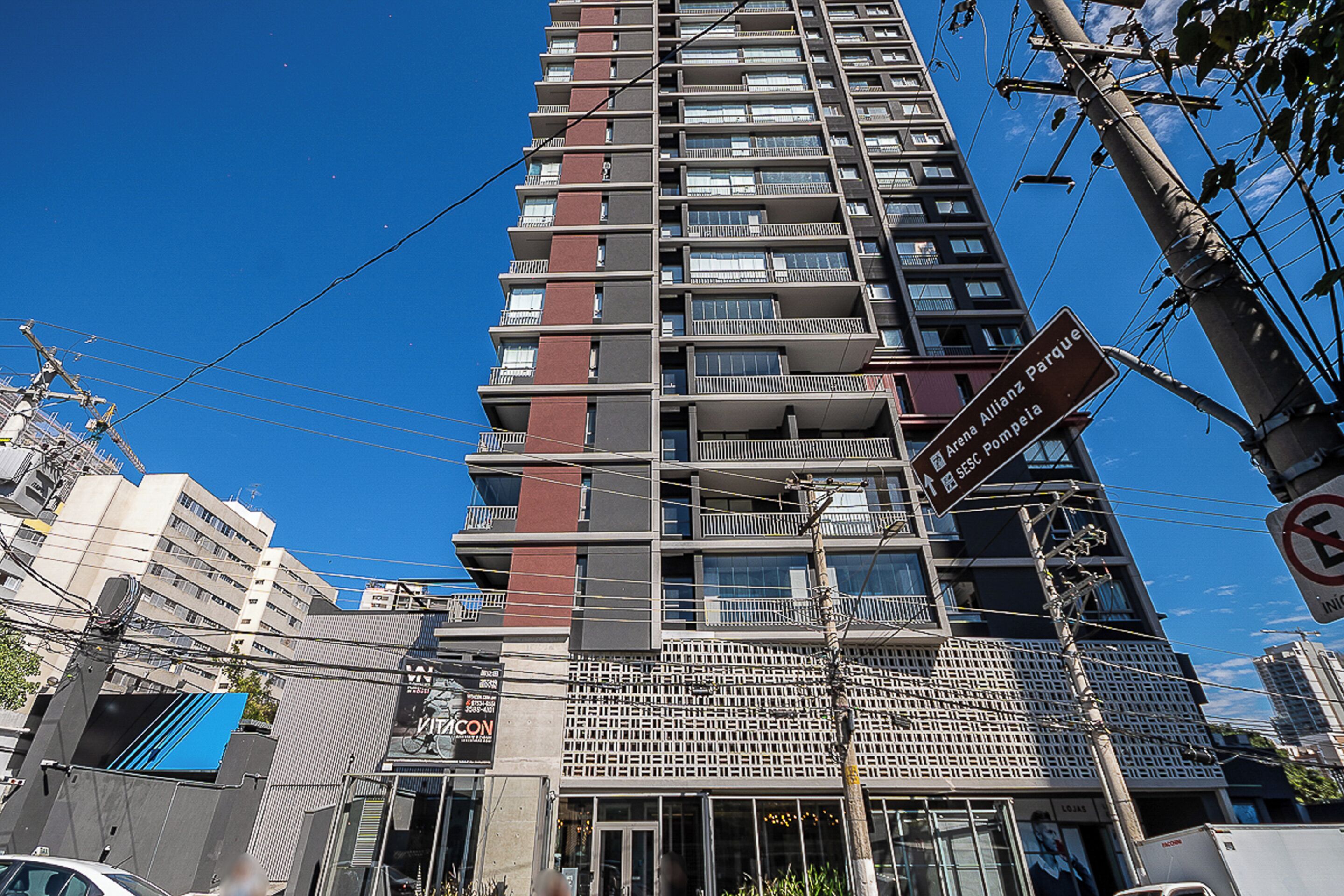 Façade de l’hébergement