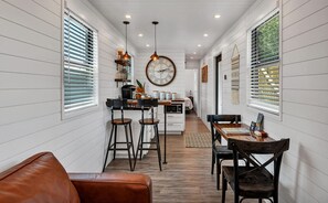 Dining - Live Oak | Unprecedented Aerial Container Home (Waco)