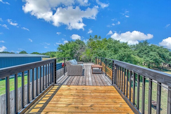 Property grounds - Live Oak | Unprecedented Aerial Container Home (Waco)