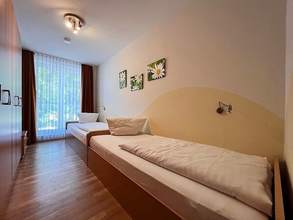 2 chambres, accès au Wi-Fi (inclus), literie fournie