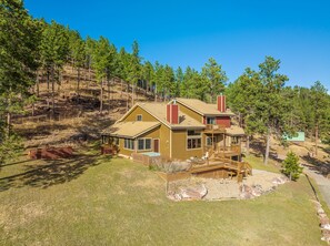 Front of property - Peaceful Pines 5 BR Home with Jacuzzi (Rapid City)