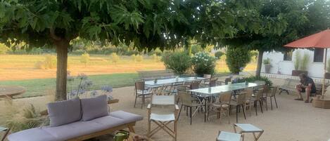 Udendørs spisemuligheder