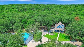 Exterior - Lakehouse Retreat with Game Shed-4 minute walk to Beach, Fishing Cove,& Trails! (Pottsboro)