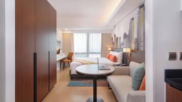 1 bedroom, down comforters, in-room safe, desk