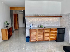 Fridge, microwave, rice cooker, cookware/dishes/utensils - Private Apartments with big swimming pool (Dauis)