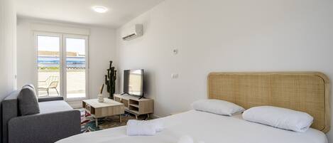 1 Schlafzimmer, kostenloses WLAN, Bettwäsche