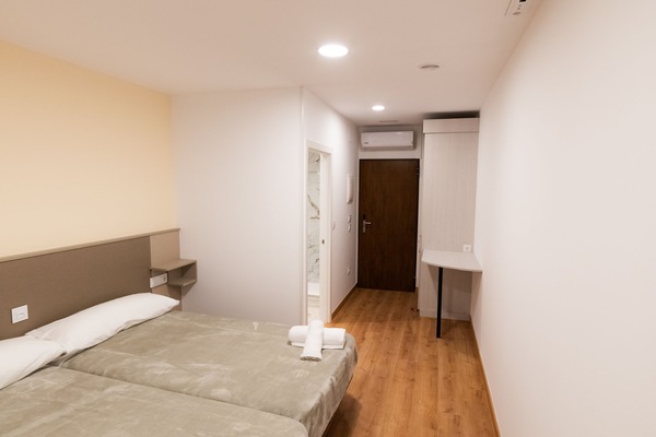 Double Room | Premium bedding, desk, laptop workspace, free wired internet