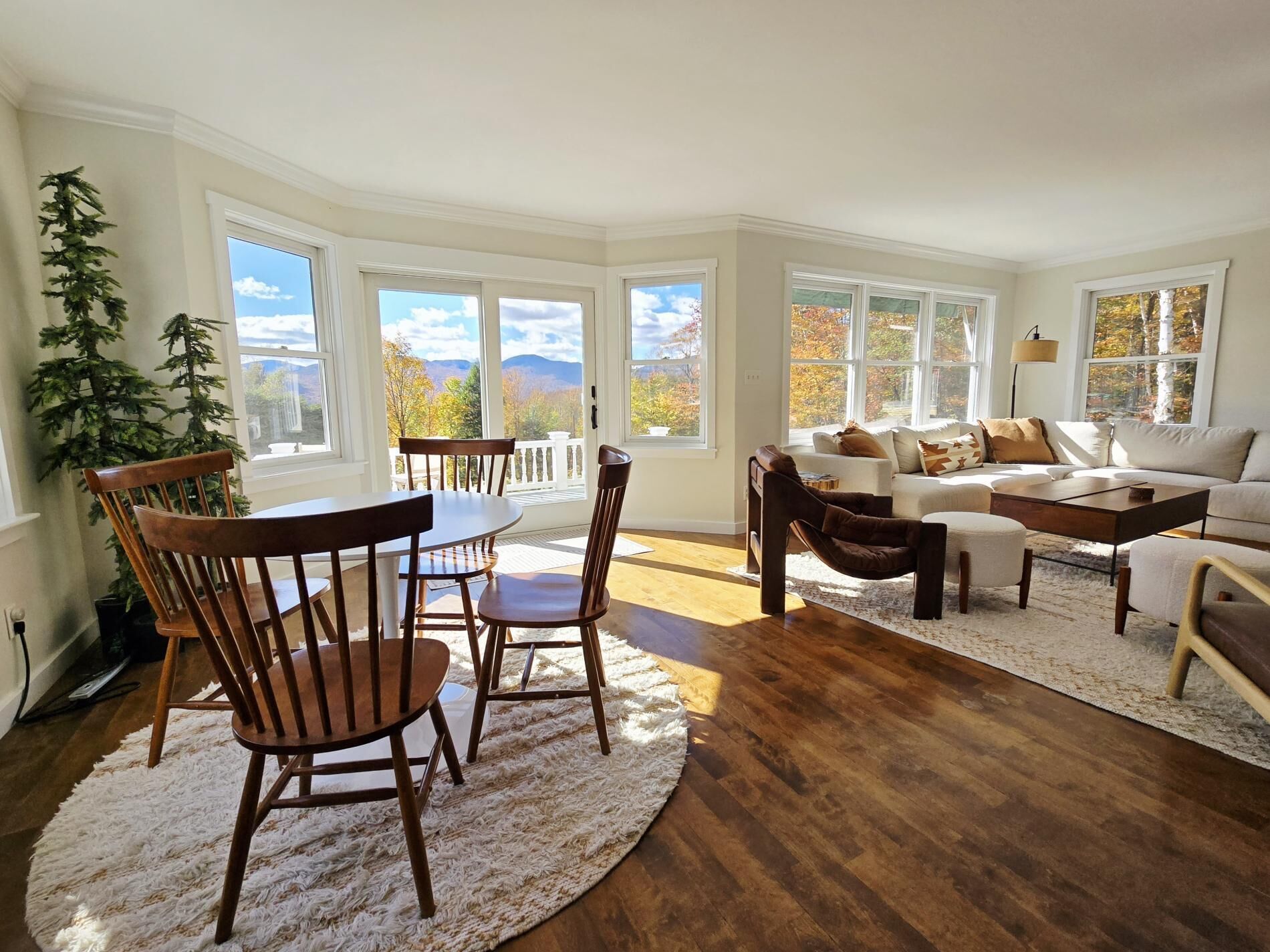 Smart-TV, Kamin, Bücher