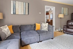Smart TV, DVD player, books