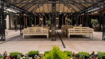 Espace banquet en plein air