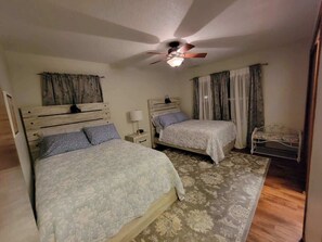 2 bedrooms, iron/ironing board