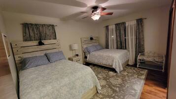 2 bedrooms, iron/ironing board