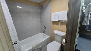 Hair dryer, towels