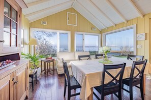 Dining - Beautifully updated home on the bay and golf course with dock and raised deck! (Sodus Point)