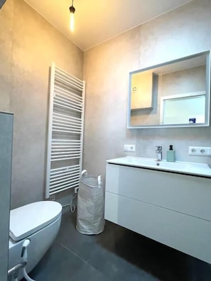 Hair dryer, towels - Penthouse 3 Bedrooms- Garden in Center (Luxembourg City)