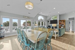 Interior - 1528 - Sound and Color, Stunning sound views at OBX home with private heated pool and pet-friendly (Corolla)