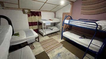 Free WiFi, bed sheets