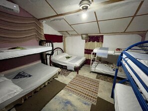 Free WiFi, bed sheets