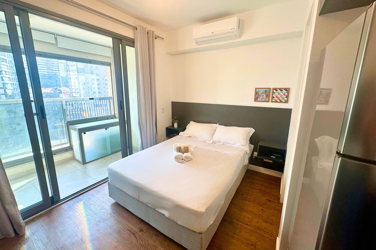 Studio ByWay 35 A | 1 kamar tidur, Wi-Fi gratis, dan seprai linen