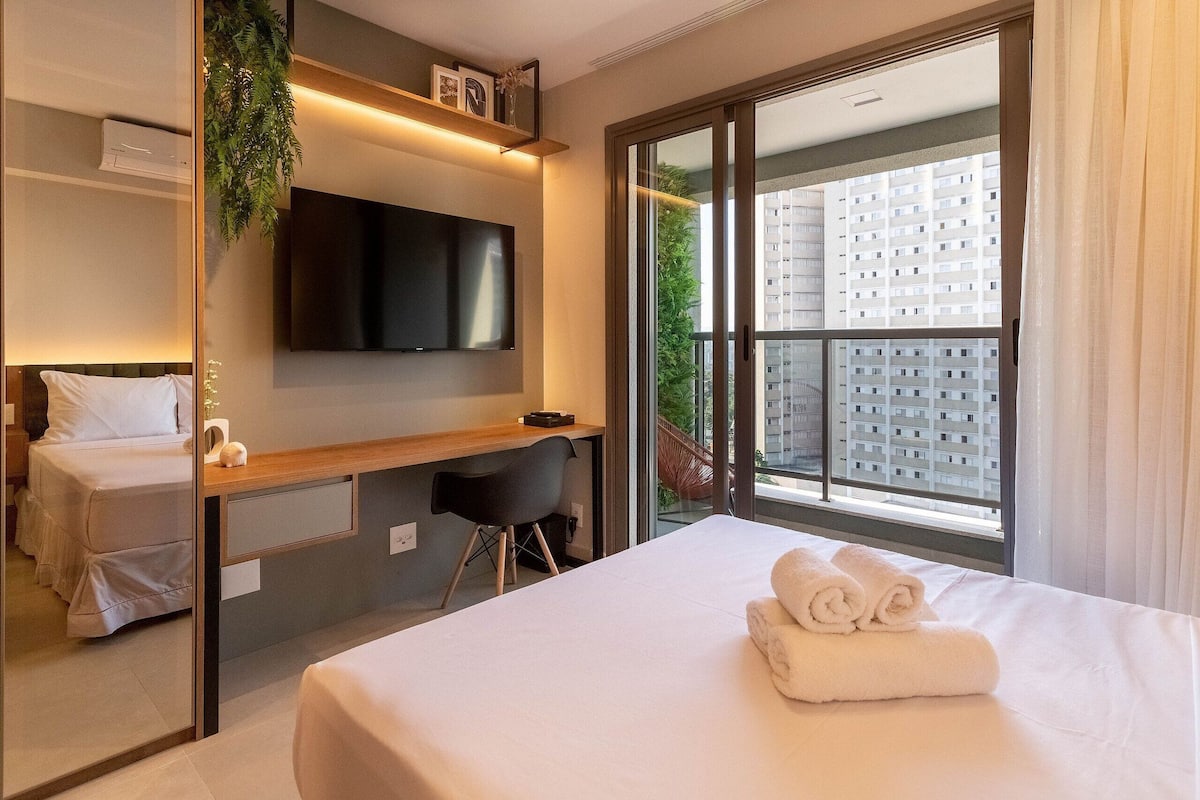 Studio ByWay 75A | 1 kamar tidur, Wi-Fi gratis, dan seprai linen