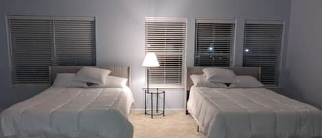 4 bedrooms, bed sheets