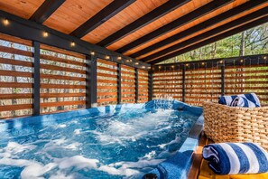 Indoor spa tub - Private*Zen*SwimSpa*ChefKitchen* (Townsend)