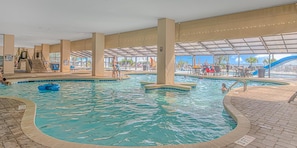 Piscine intérieure, piscine chauffée