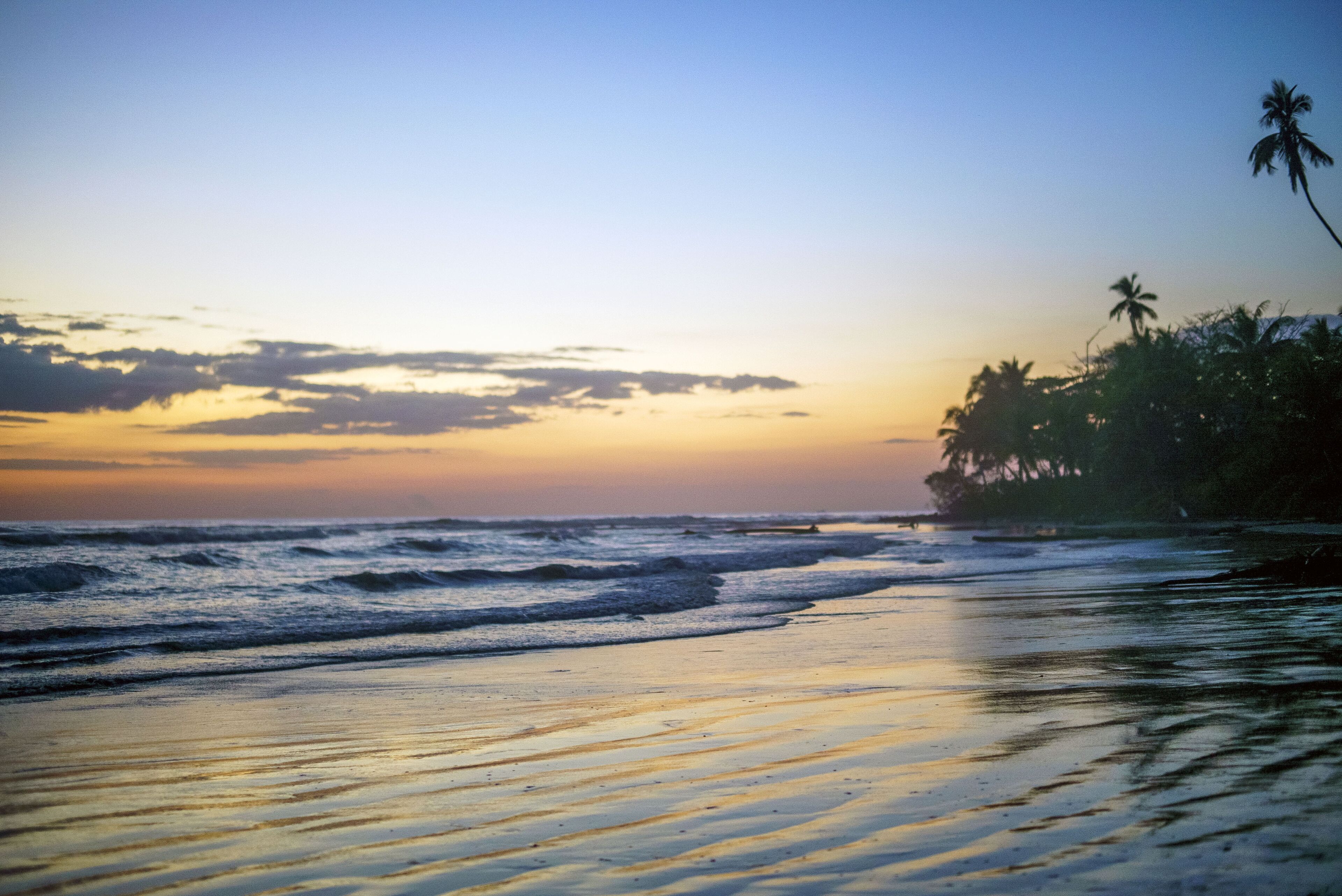 Chaises longues, serviettes de plage