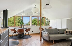 TV connectée, cheminée