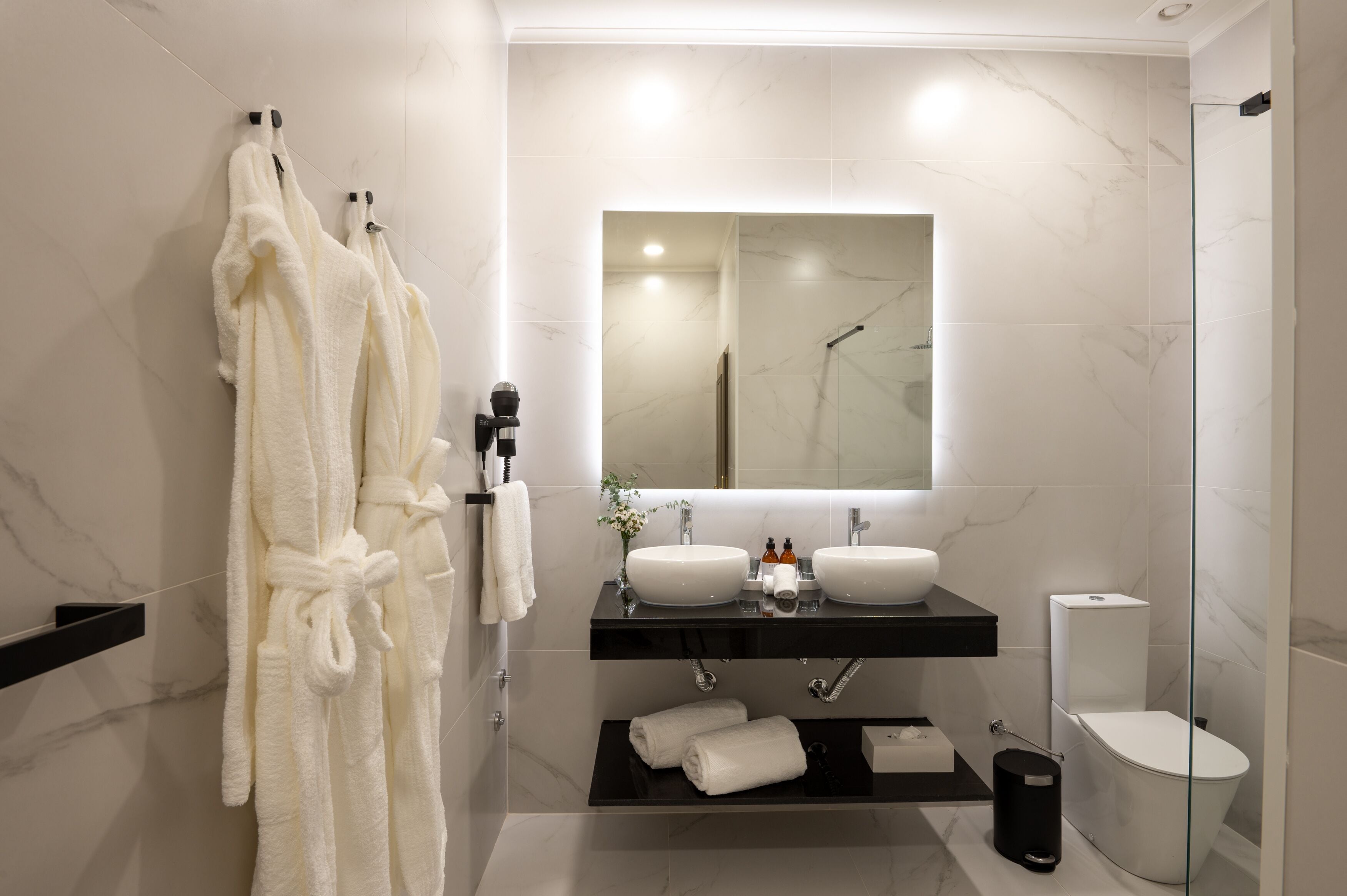 Deluxe-Doppel- oder -Zweibettzimmer | Badezimmer