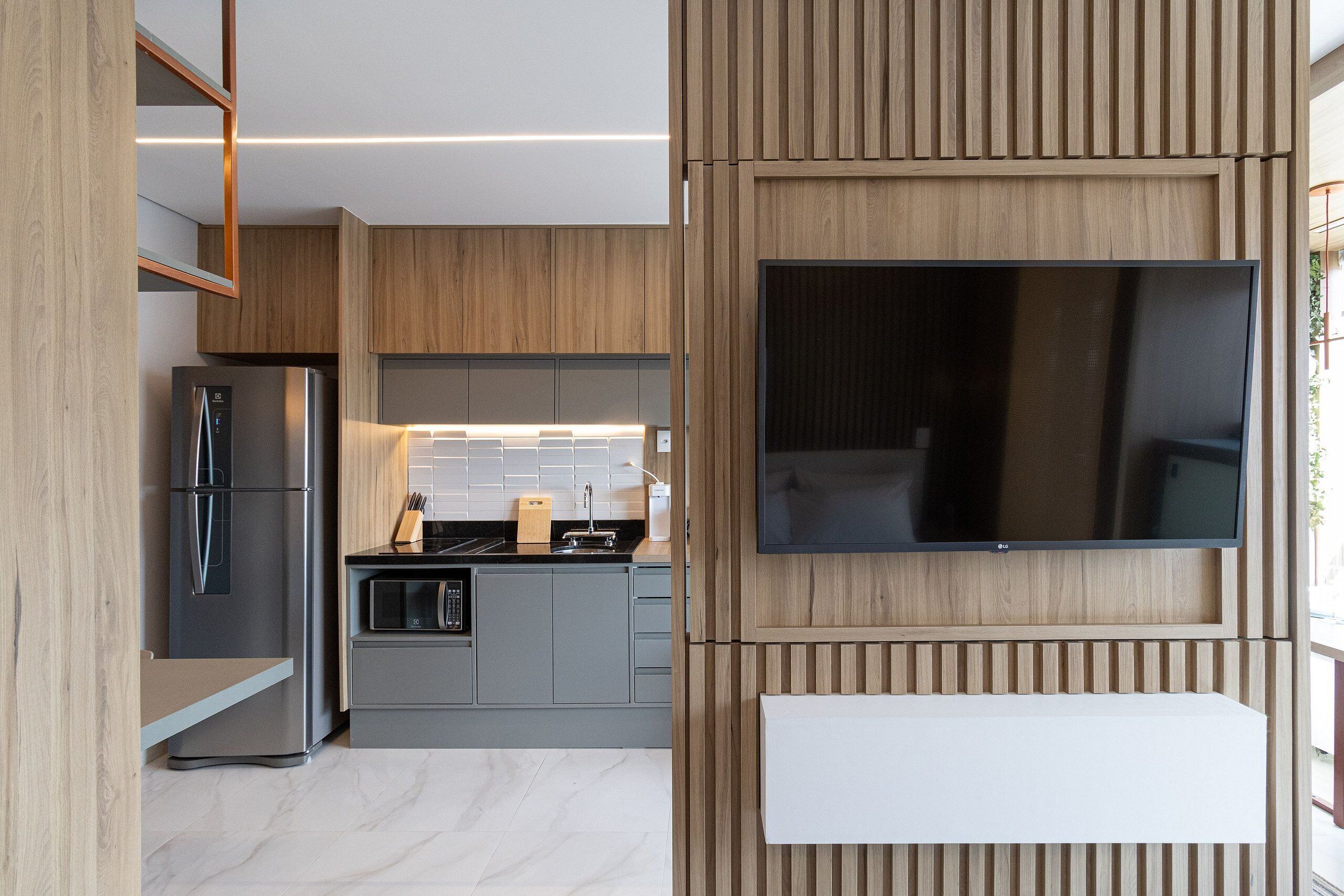 Monolocale City | Cucina privata | Frigorifero, pentole/stoviglie/utensili