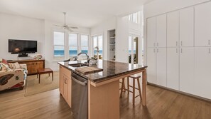 Fridge, microwave, oven, stovetop - Welcome to our stunning oceanfront family beach house (Georgetown)