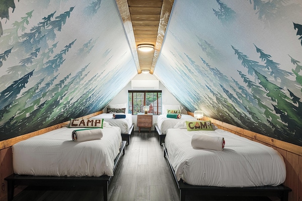 Luxe cottage | Lakens van Egyptisch katoen, luxe beddengoed, pillowtop-bedden