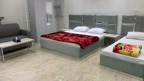 Deluxe Double Room | Minibar, desk, laptop workspace, blackout drapes