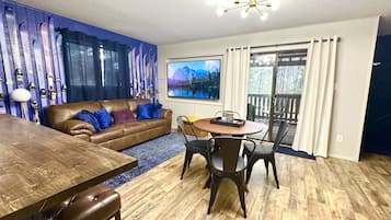 TV connectée, cheminée