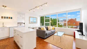Living area - Harbour Views from North Sydney High Street (North Sydney)