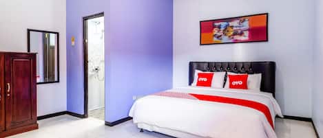 Chambre Standard double | AccĂšs au Wi-Fi (inclus), literie fournie