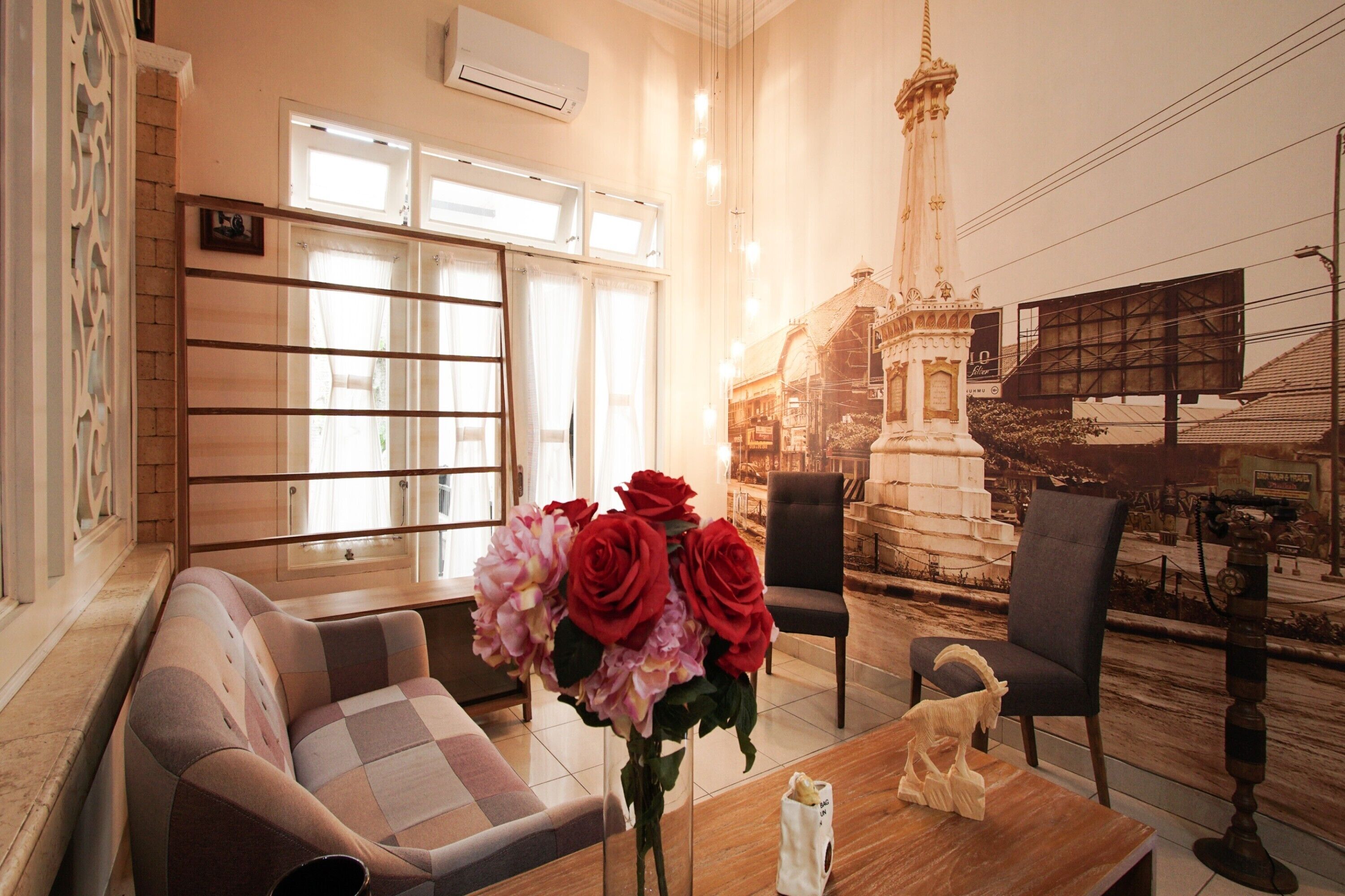 Sitteområde i lobbyen