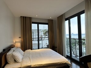 Appartement Deluxe | 3 chambres, literie de qualité, accès au Wi-Fi (inclus), literie fournie