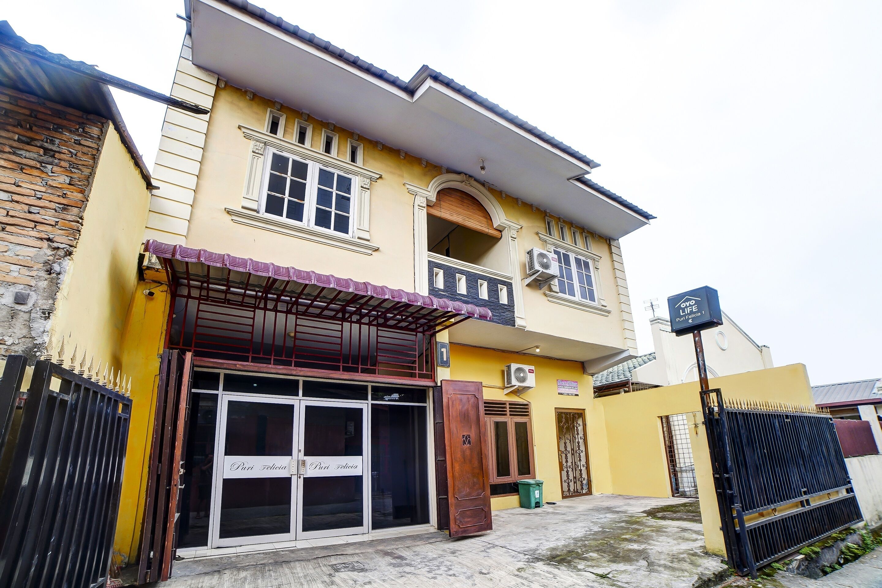 Fassade der Unterkunft