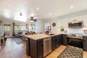 Microwave, oven, dishwasher, coffee/tea maker - Across St from Private Gondola-3 Hot Tubs-Heated Pool-Game Room-Gym + W/D-Deck-Updated/Immaculate (Steamboat Springs)