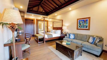 Superior Suite | 1 bedroom, premium bedding, pillow-top beds, minibar