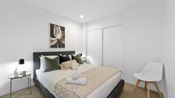 1 chambre, fer et planche Ă repasser, Wi-Fi gratuit, draps fournis