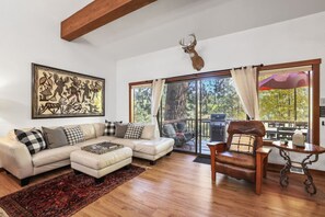 TV, fireplace - Peaceful Condo | Hot Tub-Private Beach | Sleeps 8 (Zephyr Cove)