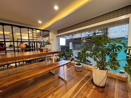 Sala de estar en el lobby