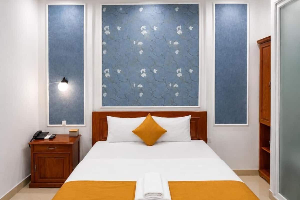 Phòng đơn tiện nghi đơn giản | Bộ trải giường bằng vải cotton Ai Cập, bộ đồ giường cao cấp 
